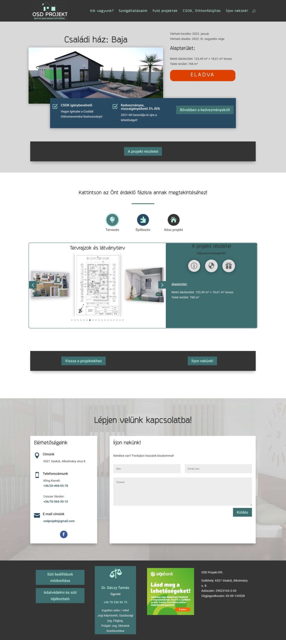 OSDProjekt.hu - új weboldal készítés