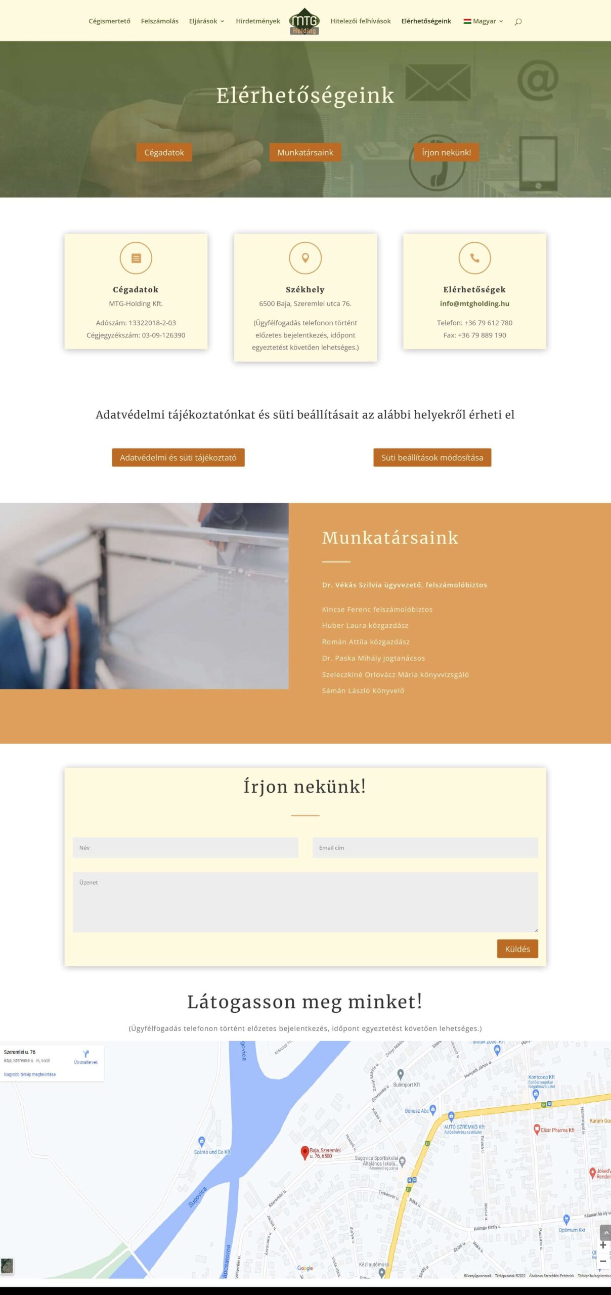 mtgholding.hu - honlap felújítás mtgholding.hu - honlap felújítás