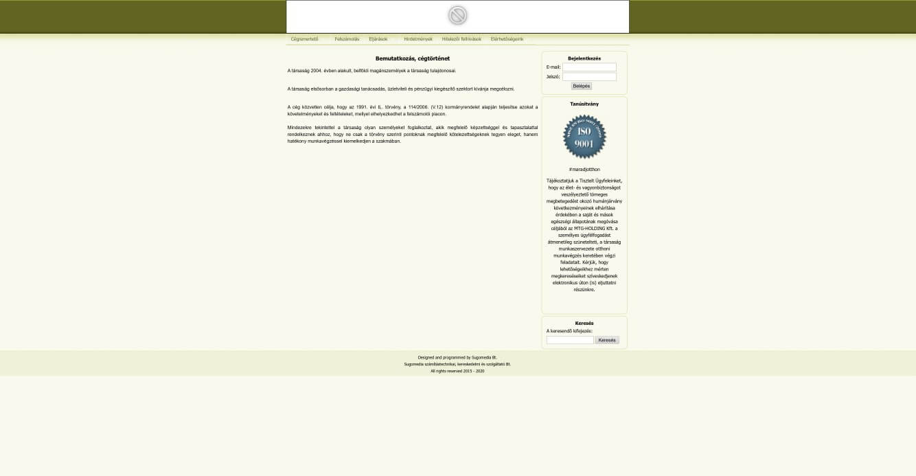 mtgholding.hu - honlap felújítás mtgholding.hu - honlap felújítás