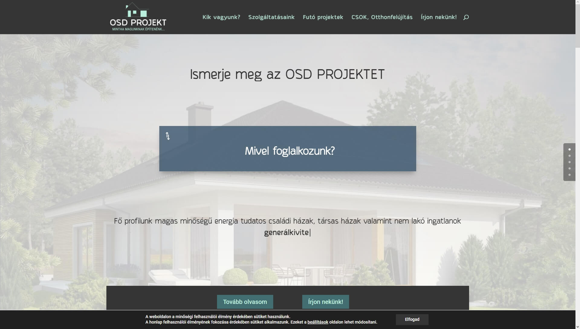OSDProjekt.hu - új weboldal készítés